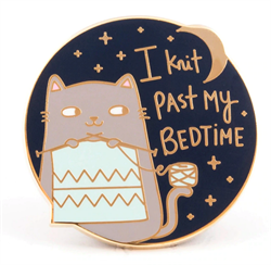 PIN - I knit past my bedtime